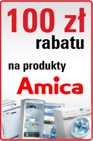 Rabaty do 100 zł na produkty Amica