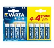 baterie Varta AA High Energy (4+4 szt.)