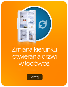 Zmiana kierunku otwierania drzwi w lodówce