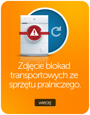 Zdjęcie blokad transportowych ze sprz etu pralniczego