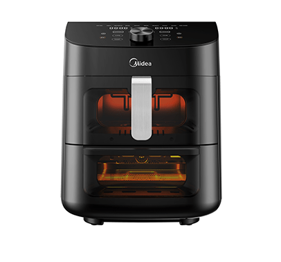Air Fryer Midea Oil-Free 11L Dual Zone MAD1100DADK