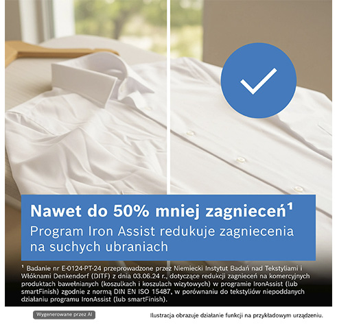 Usuwanie zagnieceń za pomocą pary