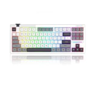 Redragon OTIM PRO K729WGB-RGB-PRO Bullet QL Biało-Szary, Klawiatura ...